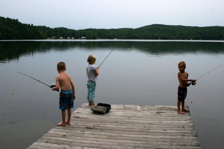 Postcard: Fishing At The Lake